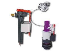 ENSEMBLE MECANISME WC EASY PACK A DOUBLE POUSSOIR NF WIRQUIN