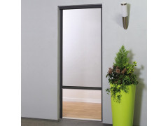 MOUSTIQUAIRE ENROULEMENT VERTICAL 125X230CM GRIS
