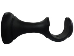SUPPORT DIAMETRE 28 CHARME RECUP 80MM NOIR MAT