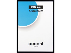 CADRE ACCENT ALUMINIUM NOIR 21X29,7 NIELSEN