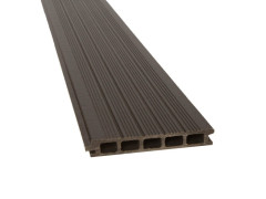 PLANCHE CHAUSEY 150X22MM SUR MESURE COMPOSITE TAUPE FONCE