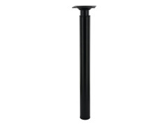 PIED TABLE CYLINDRIQUE DIAMETRE 30 HAUTEUR 30 A 50CM EPOXY NOIR