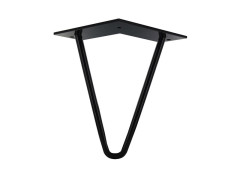 PIED MEUBLE DIAMETRE 10 HAUTEUR 160MM EPOXY NOIR