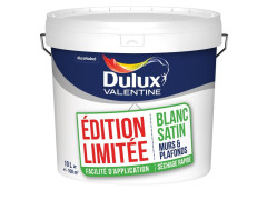 PEINTURE MUR ET PLAFOND DULUX VALENTINE SATIN BLANC 10L
