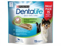FRIANDISE CHIEN DENTALIFE MEDIUM 12/25KG 15 BATONS 345G