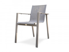 FAUTEUIL DE JARDIN EN ALUMINIUM MIAMI TAUPE