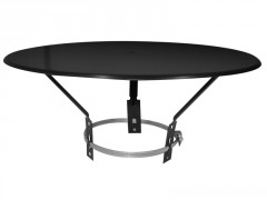 CHAPEAU PARE PLUIE D125-200MM NOIR