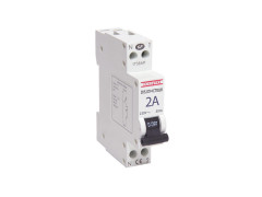 DISJONCTEUR PHASE + NEUTRE 2 AMPERE 3KA