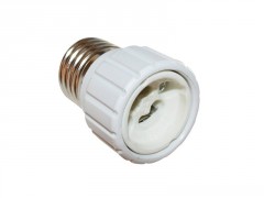 TRANSFORMATEUR DOUILLE 100W E27 EN GU10 BLANC