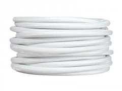 CABLE TISSU BLANC L.3M 0.75MM 300V