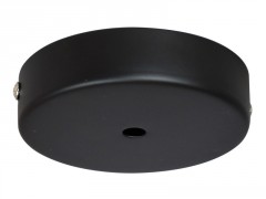 PAVILLON CACHE METAL NOIR D90 TROU 6MM