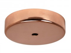 PAVILLON CACHE METAL CUIVRE D90 TROU 6MM