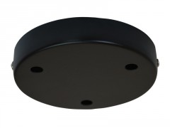 ROSACE 3 CABLES D12CM NOIR