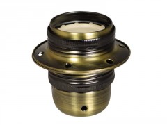 DOUILLE E27 METAL BRONZE D40 4A 250V