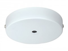 PAVILLON CYLINDRIQUE METAL BLANC D.120MM