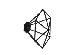 TETE DE PORTEMANTEAU FILAIRE METAL NOIR A VISSER MODULO INSPIRE