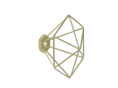 TETE DE PORTEMANTEAU FILAIRE METAL DORE A VISSER MODULO INSPIRE