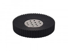 PORTE SAVON RESINE LINE BLACK