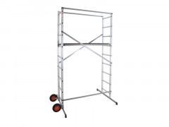 ECHAFAUDAGE JARDIN AVEC ROUE ALUMINIUM HAILO 4METRE