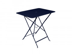 TABLE DE JARDIN PLIANTE BISTRO BLEU 77X57 CM