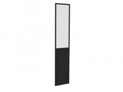 DEFLECTEUR PR PAROI DOUCHE ITALIENNE ARTELO EP 5MM LARGEUR 40CM VT/NR