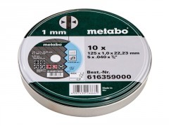 MEULE DE TRONCONNAGE METABO SP125X1X22.23 INOX COFFRET DE 10