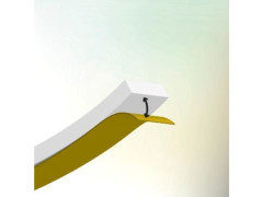JOINT PORTE/FENETRE 1 A 4MM 6M BLANC