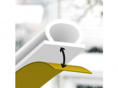 JOINT ISOLATION PORTE ET FENETRE 1MM 25M BLANC