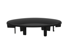 CAPOT ABS NOIR DIAM. 116 MM POUR BONDE EXTRA PLATE