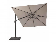 PARASOL DEPORTE A LED TAUPE RECTANGULAIRE NATERIAL SONORA 391X282CM