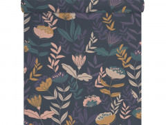 PAPIER PEINT VINYLE INTISSE ABSTRACT FLOWERS MARINE