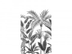 PAPIER PEINT INTISSE PANORAMIQUE DIGITAL TROPICAL FOREST