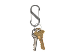 MOUSQUETON DOUBLE ENTREE INOX ARGENTE 5CM 4,5KG NITE IZE