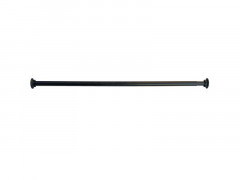 BARRE DROITE EXTENSIBLE 120-220CM NOIR