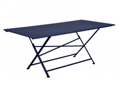 TABLE DE JARDIN JARDIN CARGO RECTANGULAIRE BLEU 8 PERSONNES