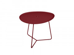TABLE DE JARDIN BASSE COCOTTE PIMENT