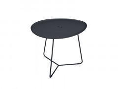 TABLE DE JARDIN BASSE COCOTTE CARBONE