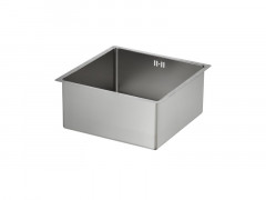 EVIER A ENCASTRER MICHIGAN 1 CUVE L44 X P44 CM INOX