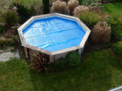 BACHE BULLE 280 MICRON PISCINE BWT MYPOOL RECTANGULAIRE 500X200CM