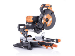 SCIE A ONGLET RADIALE 255MM 2000 WATTS EVOLUTION XMAT R255SMS-DB+