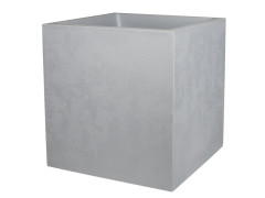 POT CARRE POLYPROPYLENE EDA L.39.5 X L.39.5 X H.43.5 CM GRIS BETON 31L