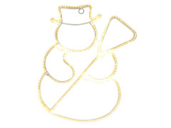 DECOR NOEL LUMINEUX EXTERIEUR BONHOMME NEIGE 47CM 288LED BLANC CHAUD