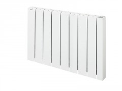 RADIATEUR INERTIE FLUIDE 1500W ALCANTARA HORIZONTAL BLANC