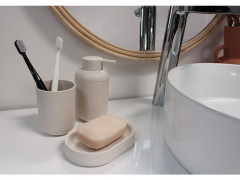 DISTRIBUTEUR DE SAVON BAMBOU NORI BEIGE NORASIA