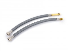 FLEXIBLE DE RACCORDEMENT 50 CM F 12 X 17 / M 10X1 ONDULE LOT DE 2