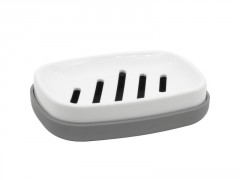 PORTE SAVON EASY GRANIT 3 GRIS