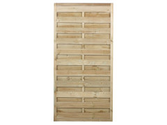 PANNEAU BOIS OCCULTANT DROIT MIKA 90X180CM 30MM BRUN CLAIR