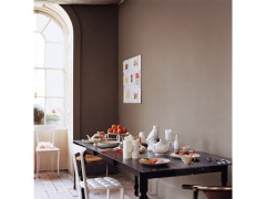 PEINTURE M/B CREME DE COULEUR DULUX VALENTINE TAUPE SATINE 0.5 L