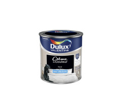 PEINTURE M/B CREME DE COULEUR DULUX VALENTINE NOIR MAT 0.5L
