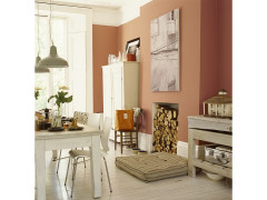 PEINTURE M/B CREME DE COULEUR DULUX VALENTINE CUIVRE ROSE MAT 0.5 L